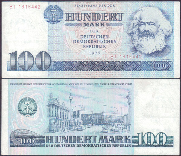 1975 East Germany 100 Mark L000804
